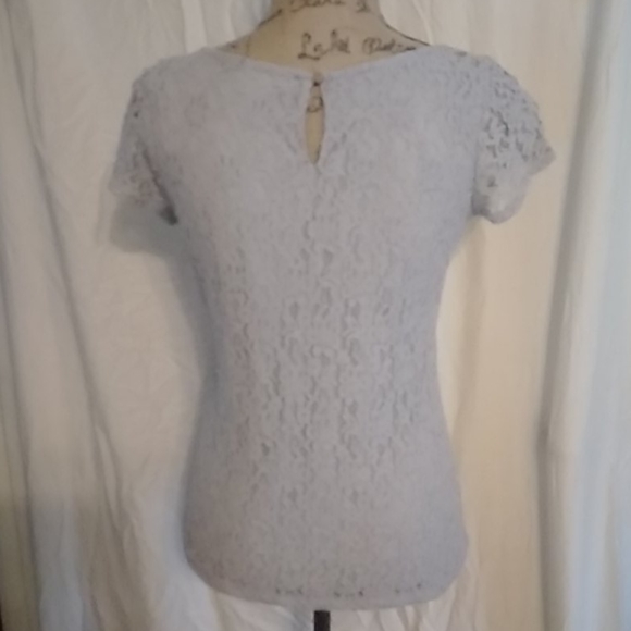 Lace overlay t-shirt - Picture 3 of 8